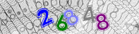 Blue Captcha Image